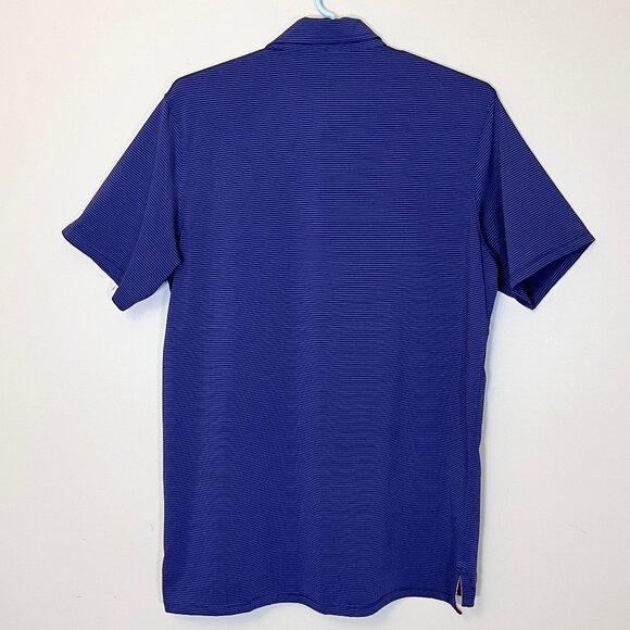 Greyson Golf Performance Striped Polo Shirt - Men's Size L - Purple - Picture 5 of 10